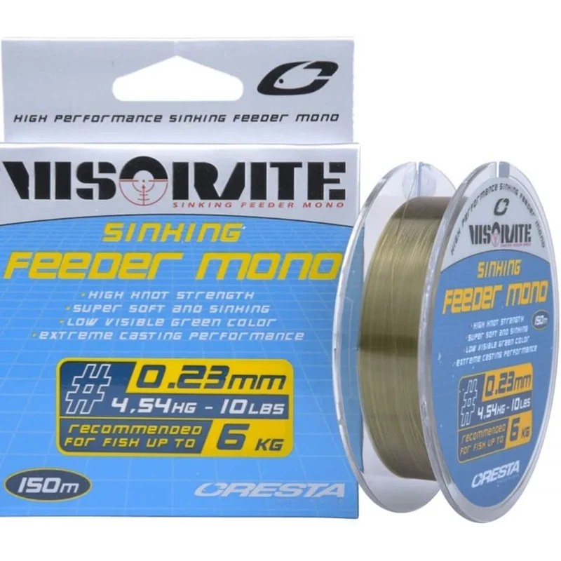 Visorate Sinking Feeder Mono 150m – Zinkende Nylon Feederlijn - 🎁