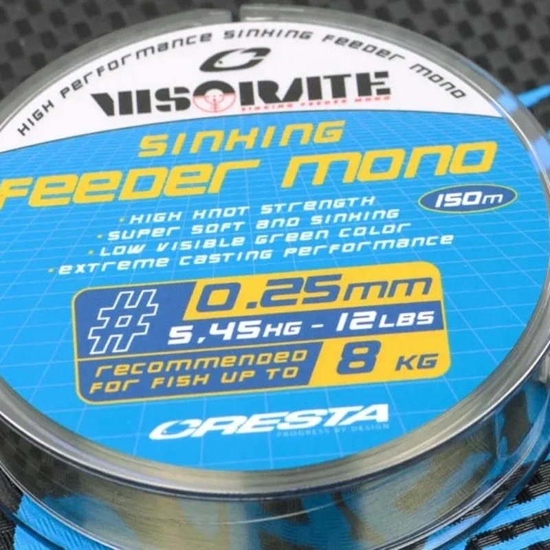 Visorate Sinking Feeder Mono 150m – Zinkende Nylon Feederlijn - 🎁