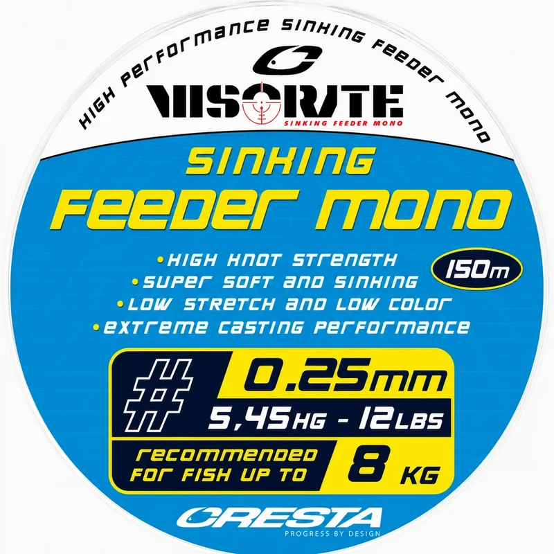 Visorate Sinking Feeder Mono 150m – Zinkende Nylon Feederlijn - 🎁