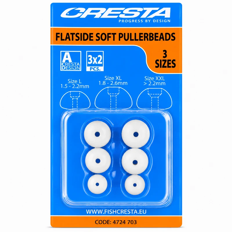 Flatside Soft Pullerbeads – Zachte Trekkralen met Platte Zijde