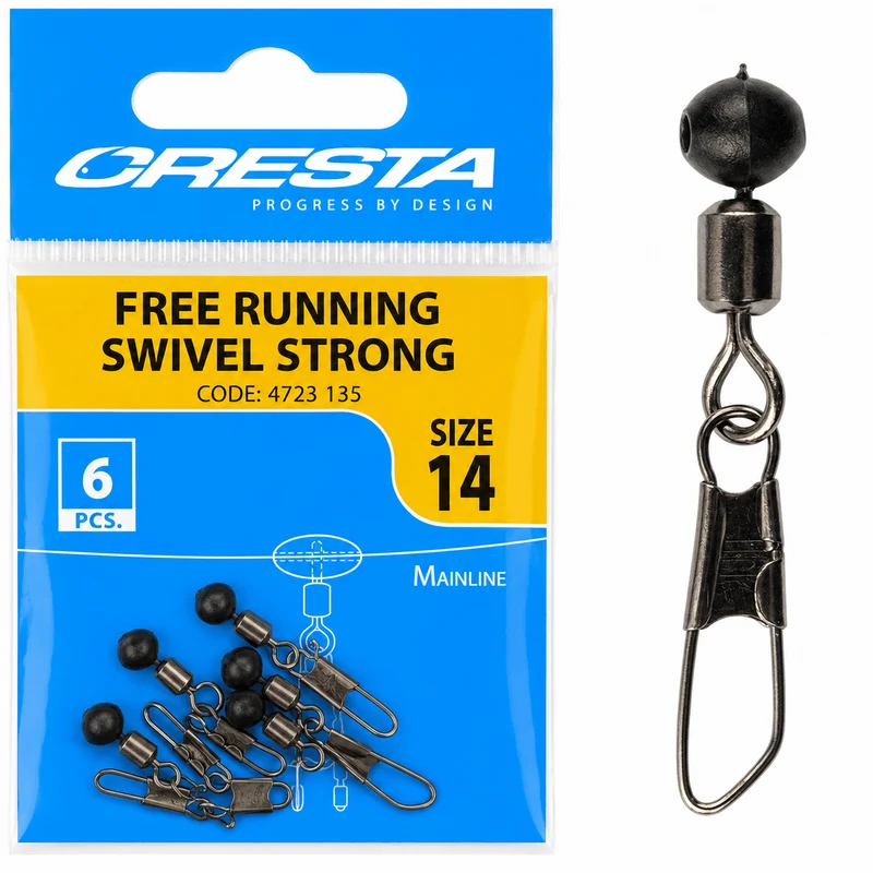 Free Running Swivel Strong Size 14 – Sterke Vrijlopende Wartels
