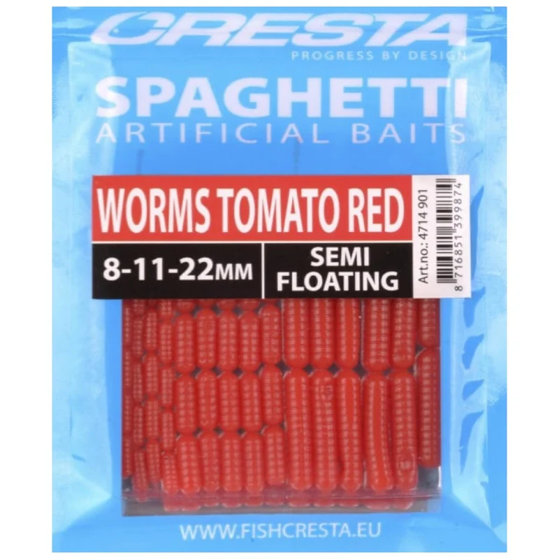 Spaghetti Worms Tomato Red – Kunstwormen