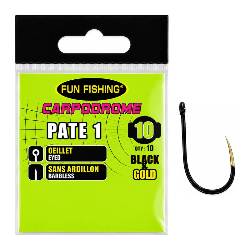 Pate 1b Barbless – Haak zonder Weerhaak