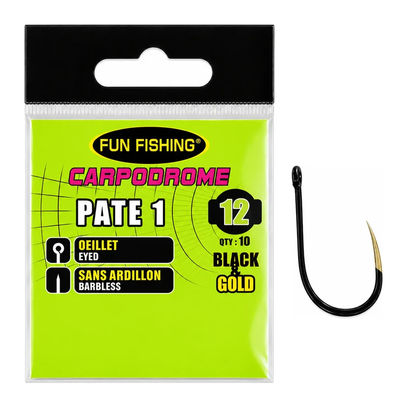 Pate 1b Barbless – Haak zonder Weerhaak