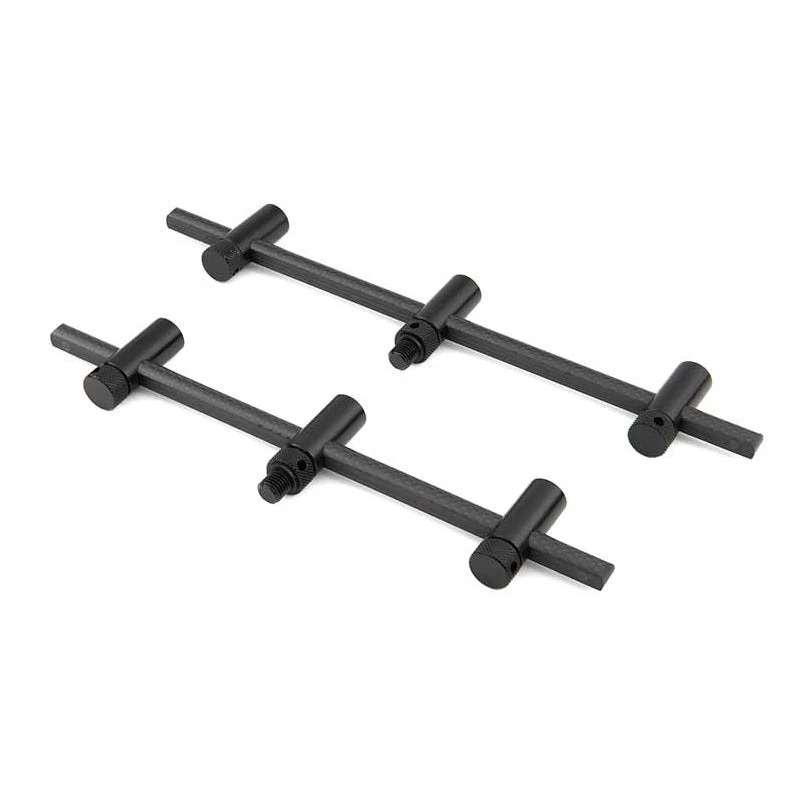 Pack de 2 Buzz Bars ajustables Fox Black Label Carbon 3 cannes 22 - 25 cm