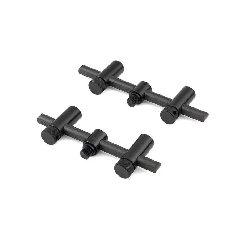 Pack de 2 Buzz Bars ajustables Fox Black Label Carbon 2 cannes 11 - 12,5 cm