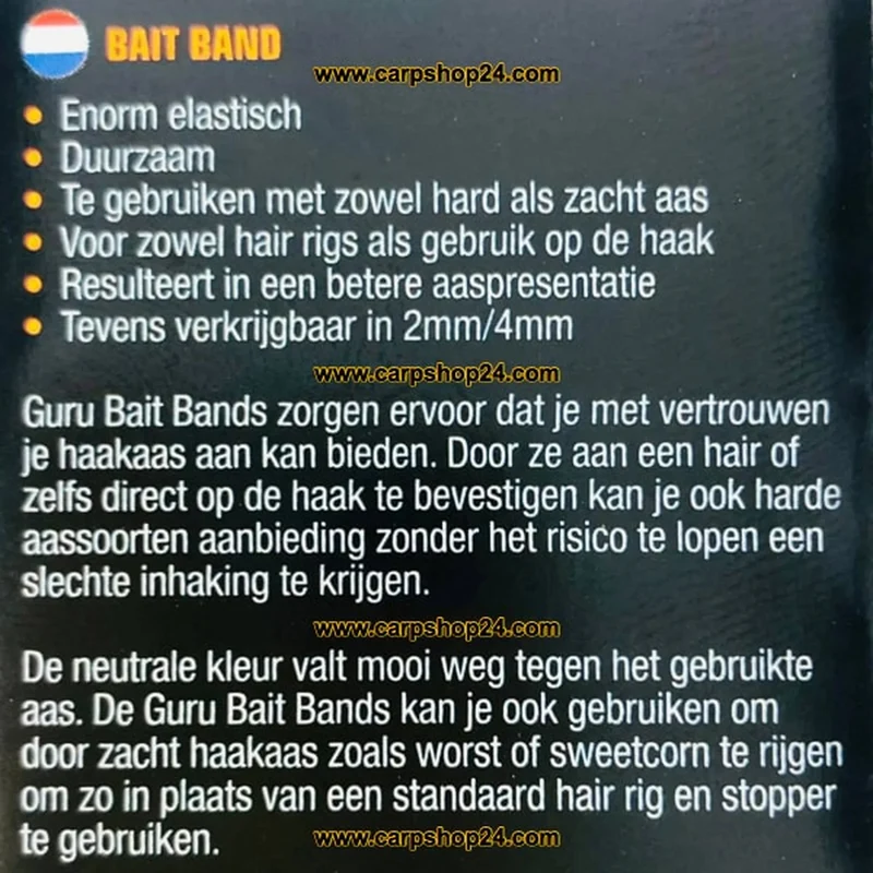 Micro Bait Bands – Pelletbandjes (100 Stuks)
