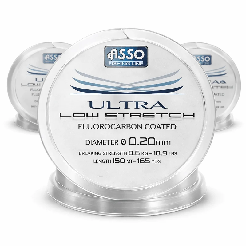 Asso Ultra Low Stretch 150m – Nylon Vislijn 💰