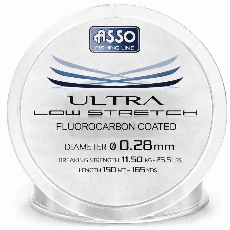Asso Ultra Low Stretch 150m – Nylon Vislijn 💰