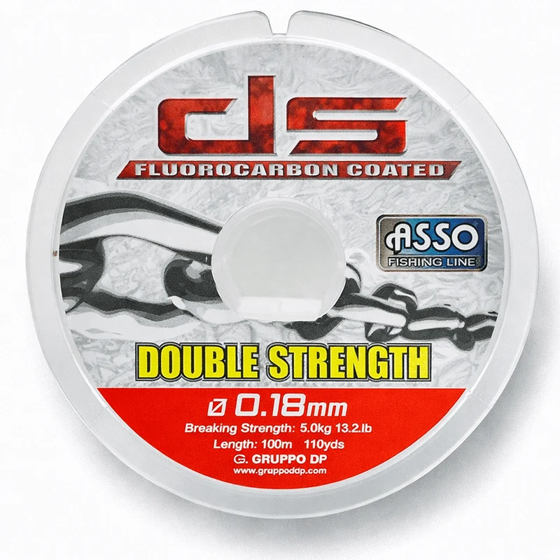 Asso Double Strength Fluorocarbon Coated 100m – Nylon Vislijn 💰
