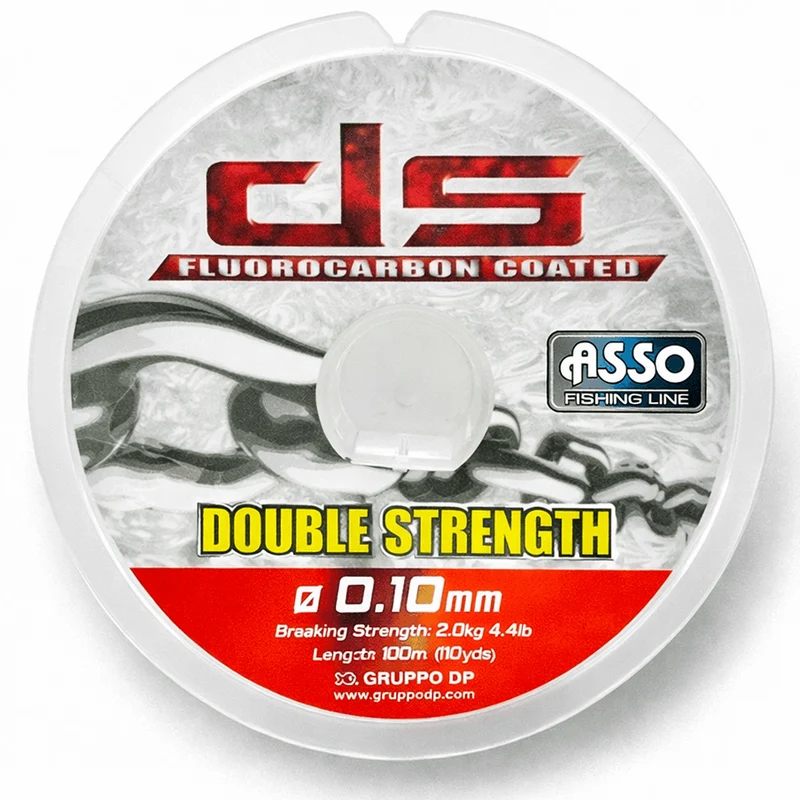 Asso Double Strength Fluorocarbon Coated 100m – Nylon Vislijn 💰