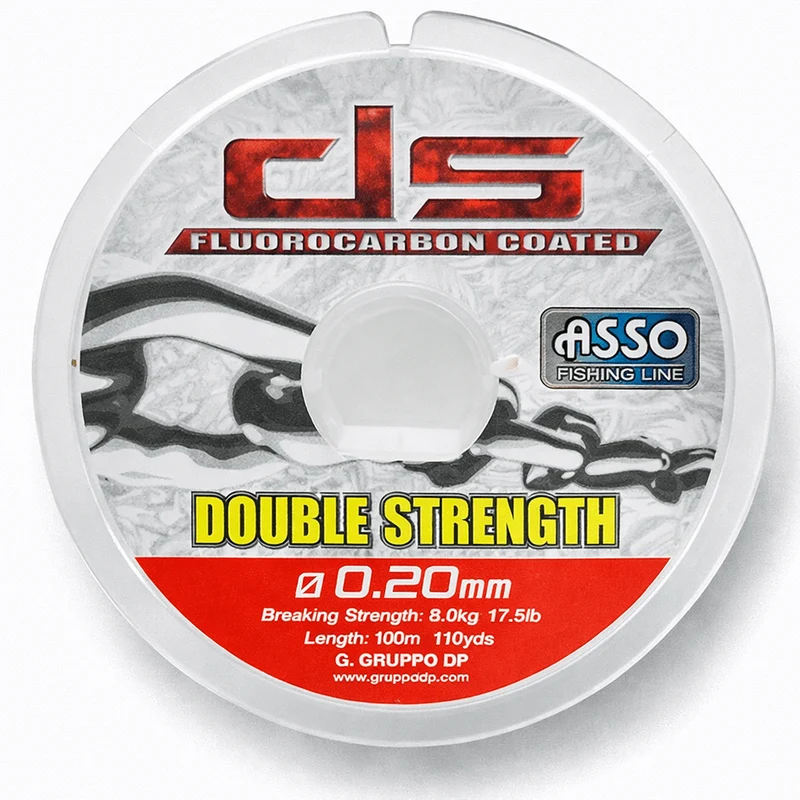 Asso Double Strength Fluorocarbon Coated 100m – Nylon Vislijn 💰