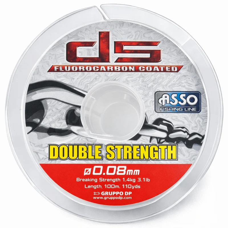 Asso Double Strength Fluorocarbon Coated 100m – Nylon Vislijn 💰