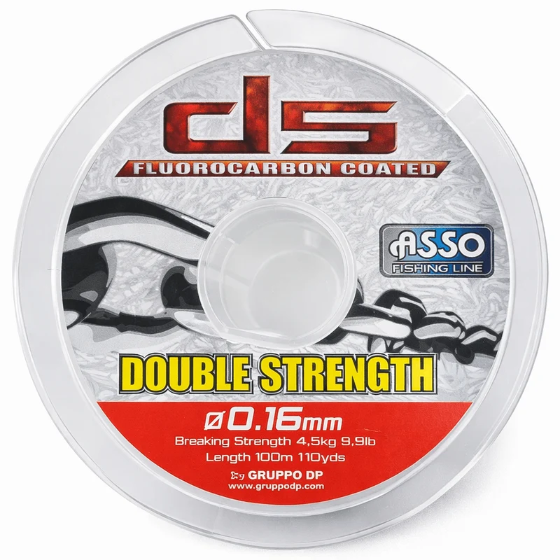 Asso Double Strength Fluorocarbon Coated 100m – Nylon Vislijn 💰