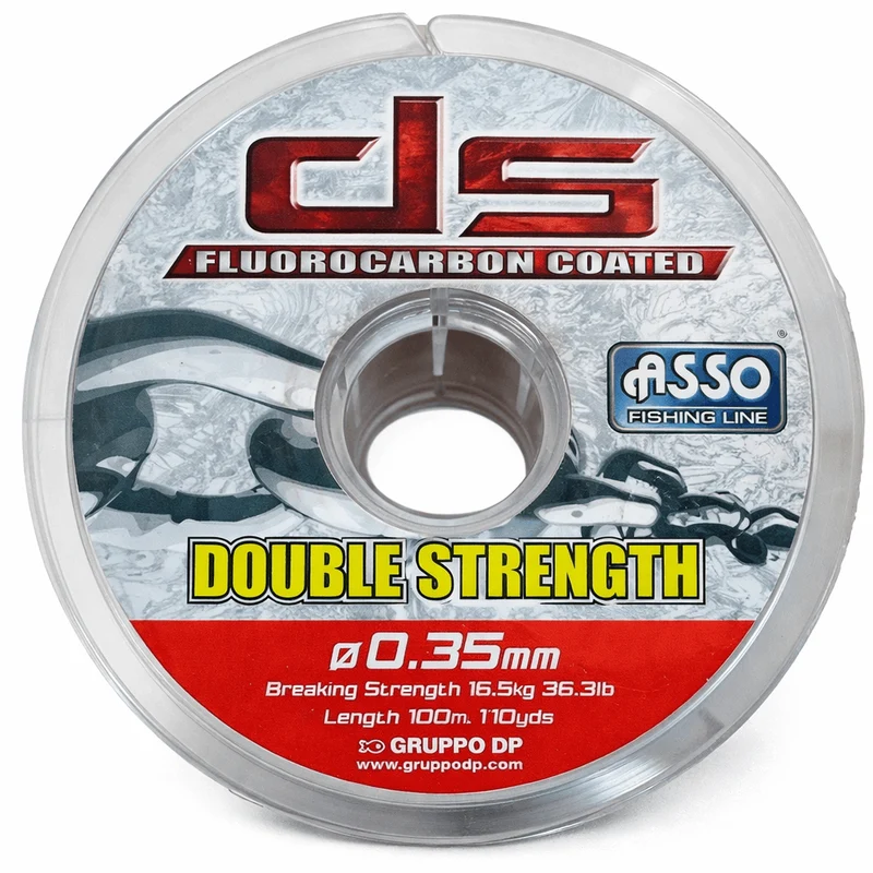 Asso Double Strength Fluorocarbon Coated 100m – Nylon Vislijn 💰