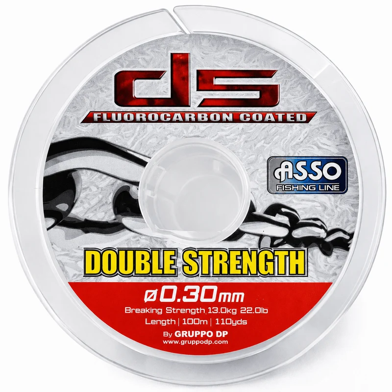 Asso Double Strength Fluorocarbon Coated 100m – Nylon Vislijn 💰