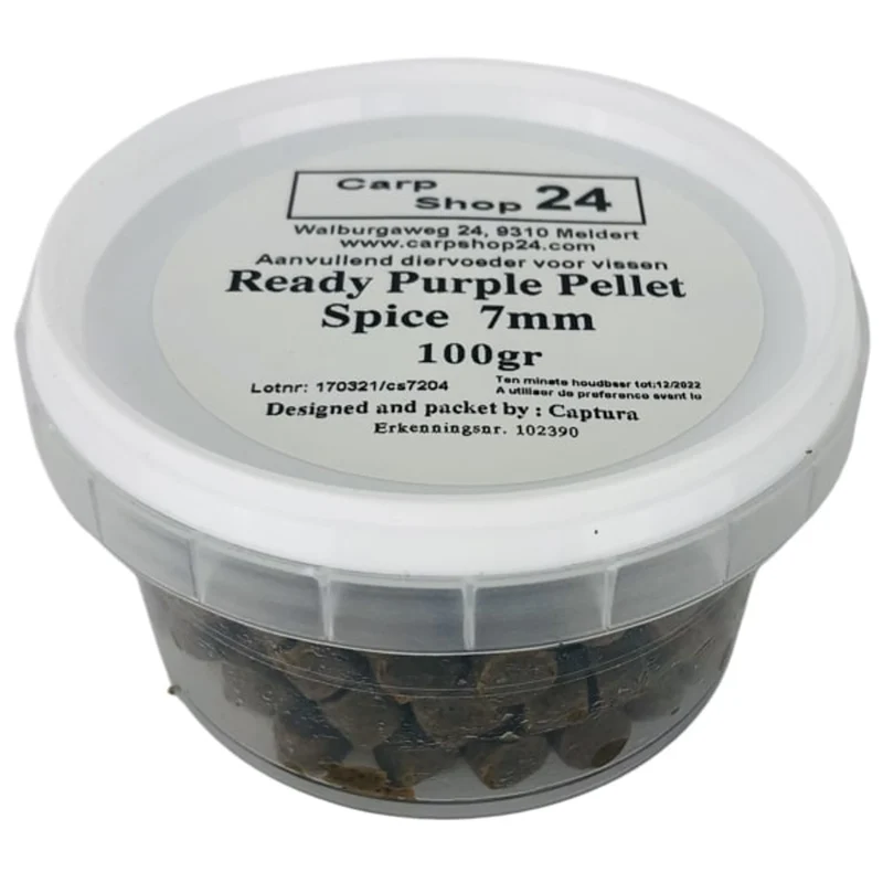 Ready Carpe Extrudee 100g (Purple Pellets) – Kant-en-klare Haakbare Carpe Extrudee Pellets