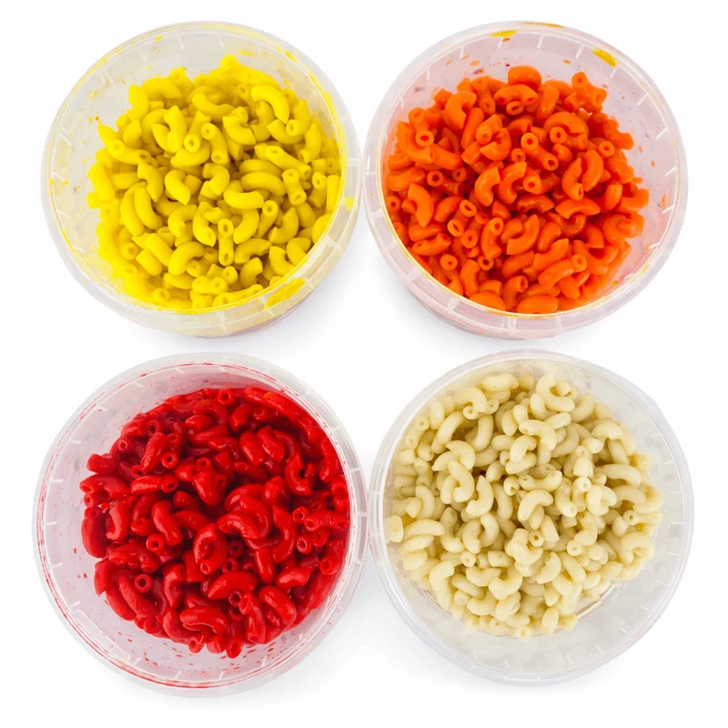 Sweet Paste Elbows 100g Colored & Flavoured – Kant-en-klare Zoete Pasta in Elleboogvorm