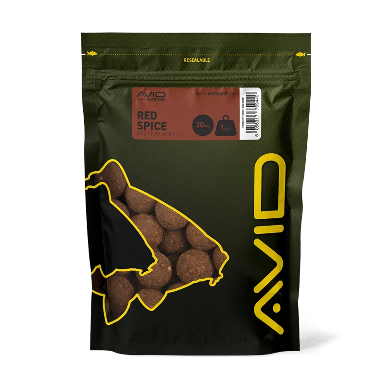 Bouillette Avid Carp Premium Red Spice 20 mm
