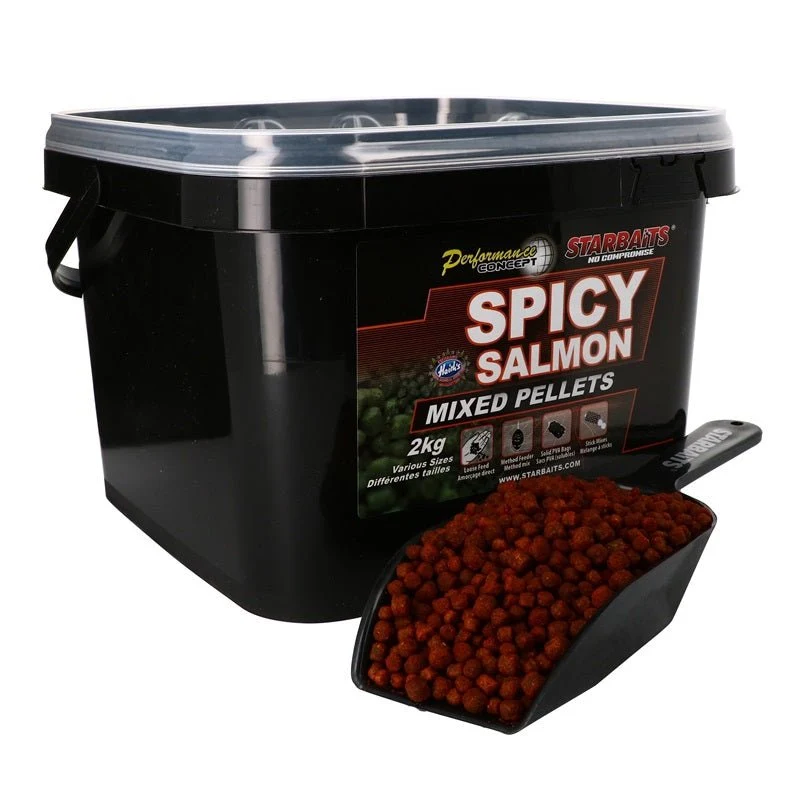 Mix de pellets Starbaits Spicy Salmon 2 Kg