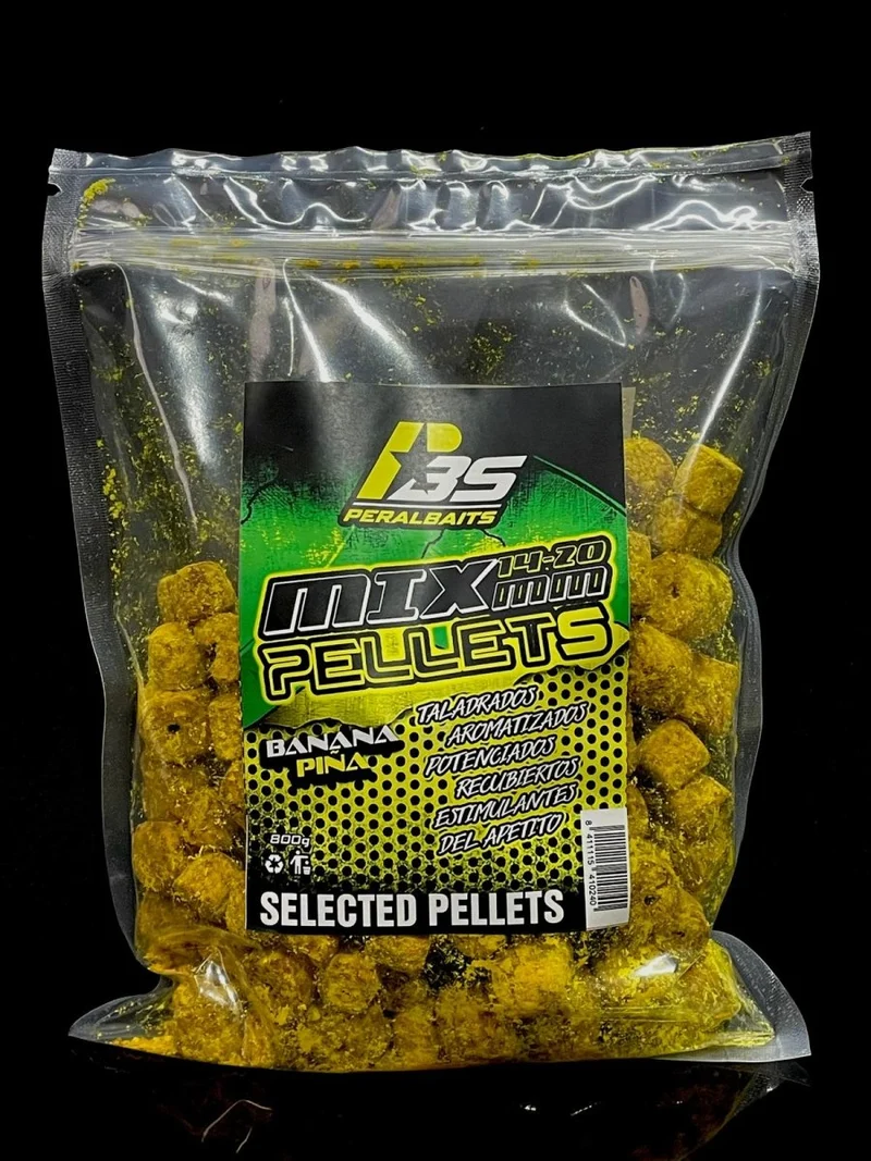 Mix Pellets Peralbaits Banana Ananas 14-20 mm