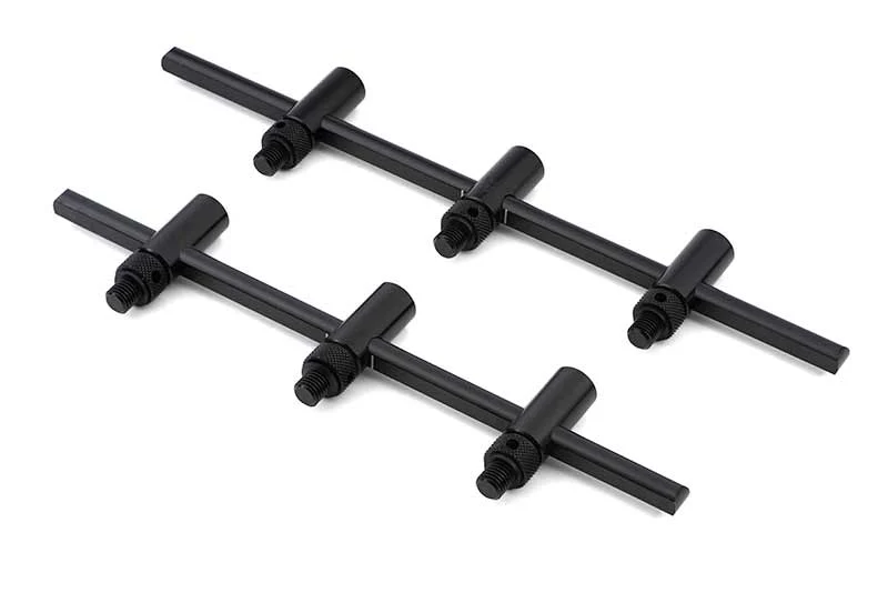 Pack 2 Buzz Bars Fox Black Label 3 cannes ajustables 22 - 25 cm