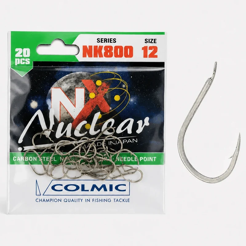 Nuclear NK800 Hooks Barbed Nickel – Nikkelen Haak met Weerhaak 💰
