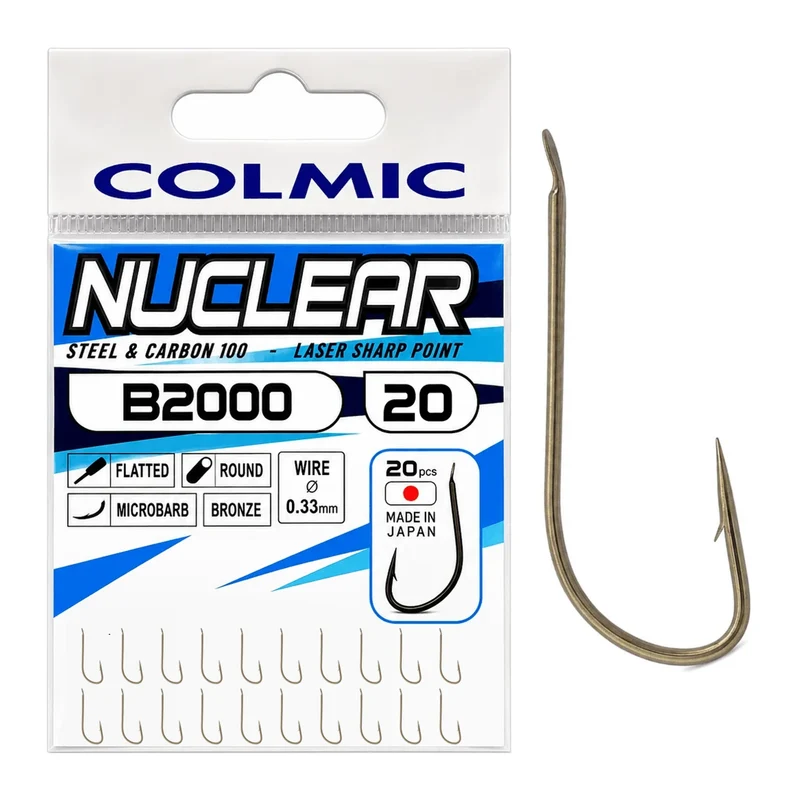 Nuclear B2000 Hooks Barbed Bronze – Bronzen Haak met Weerhaak
