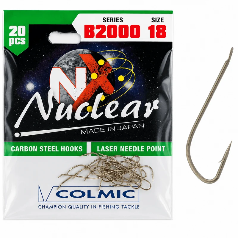 Nuclear B2000 Hooks Barbed Bronze – Bronzen Haak met Weerhaak