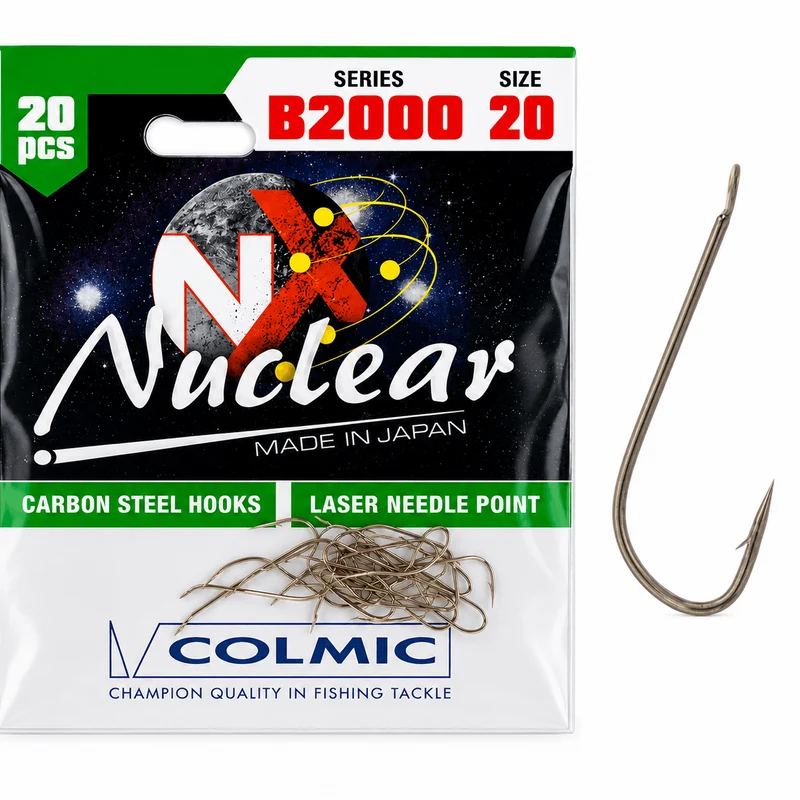 Nuclear B2000 Hooks Barbed Bronze – Bronzen Haak met Weerhaak