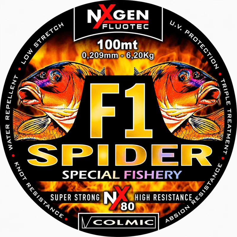 F1 Spider 100m – Nylon Vislijn