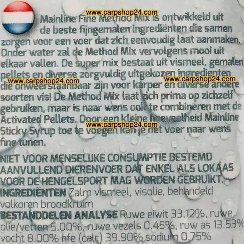 Match Fine Method Mix 1kg – Fijn Gemalen Methodgrondvoer