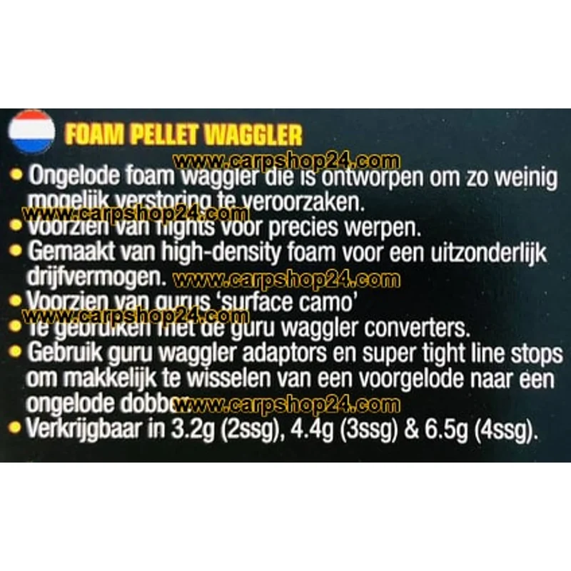 Foam Pellet Waggler – Wagglerdobber