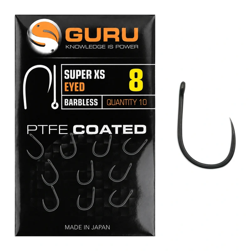 Super XS Eyed Barbless – Haak met Oog en zonder Weerhaak