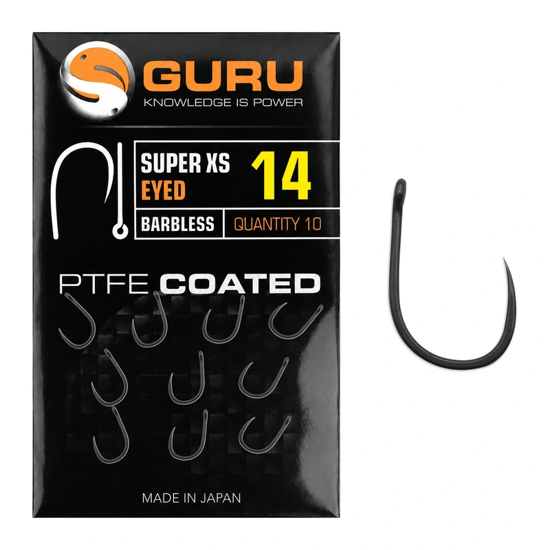 Super XS Eyed Barbless – Haak met Oog en zonder Weerhaak