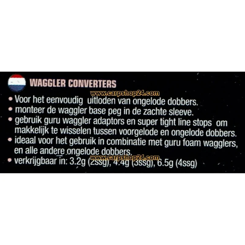 Waggler Converter – Uitloodgewicht voor Wagglerdobber
