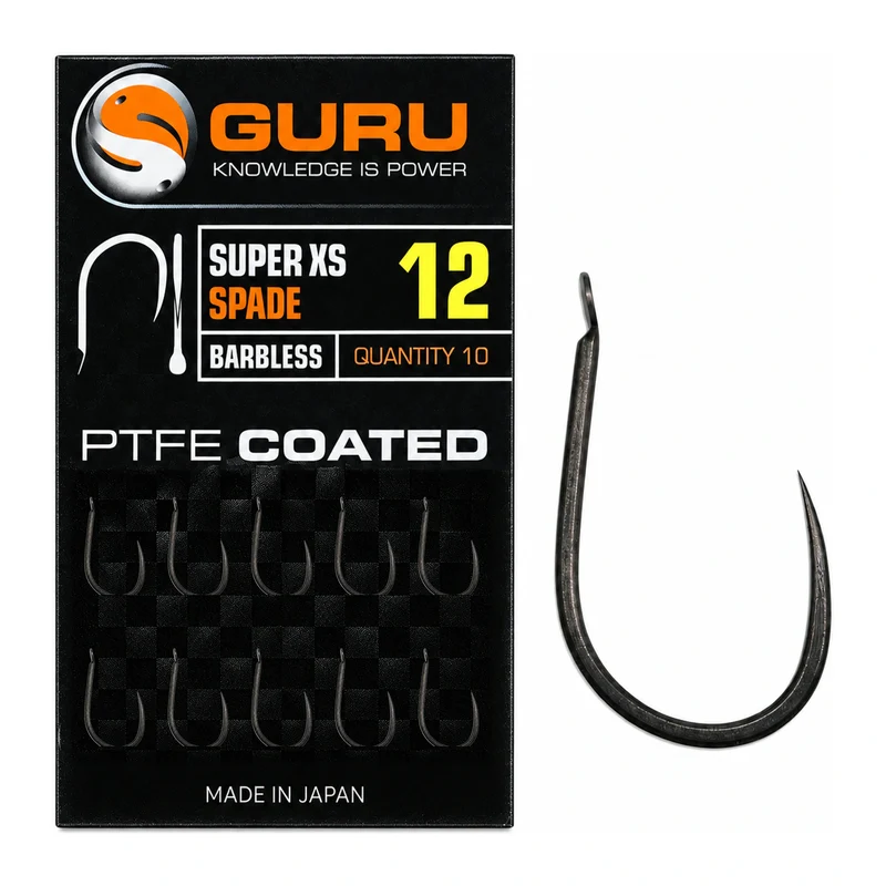 Super XS Spade Barbless – Haak met Bled en zonder Weerhaak