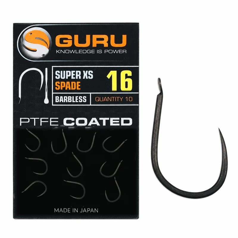 Super XS Spade Barbless – Haak met Bled en zonder Weerhaak