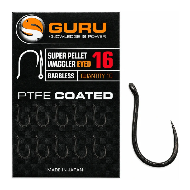 Super Pellet Waggler Eyed Barbless – Haak met Oog en zonder Weerhaak
