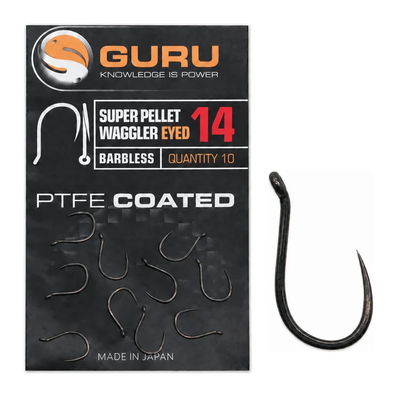 Super Pellet Waggler Eyed Barbless – Haak met Oog en zonder Weerhaak