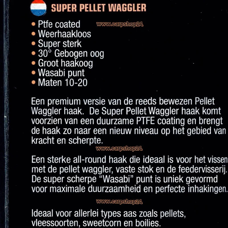 Super Pellet Waggler Eyed Barbless – Haak met Oog en zonder Weerhaak