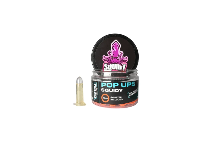 Pop ups Tactica Baits Squidy Fluor Orange 15 mm