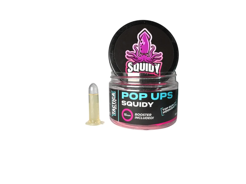 Pop ups Tactica Baits Squidy Rose Fluor 15 mm