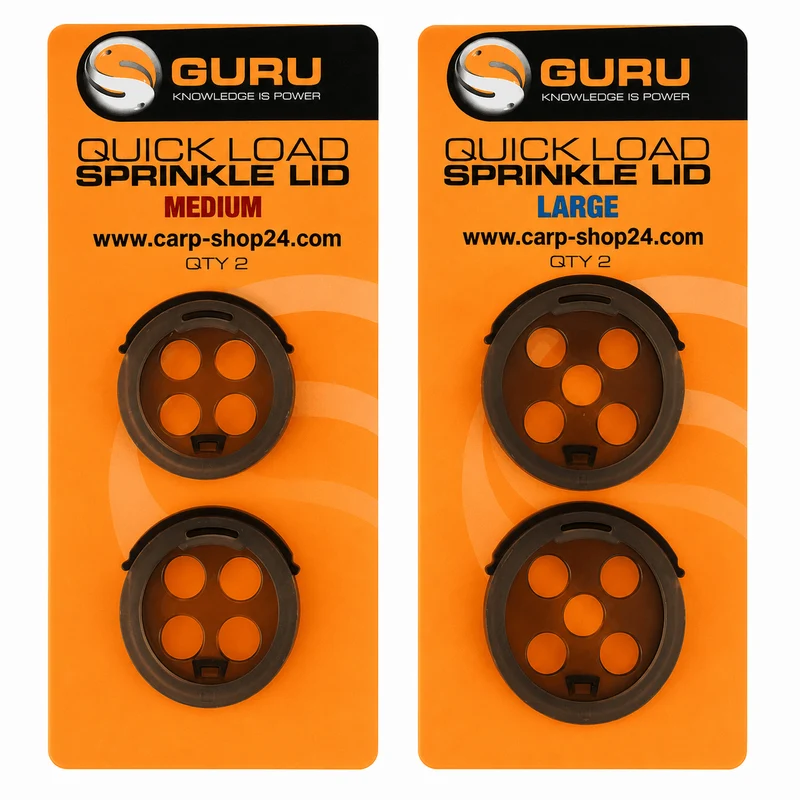 Quick Load Sprinkle Lids – Strooideksels voor Voerpotten (2 stuks)