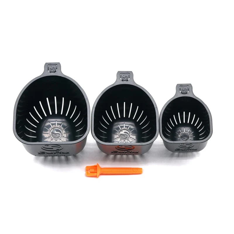 Rapid Release Pole Cups – Snelwisselvoerpotten (3 stuks)