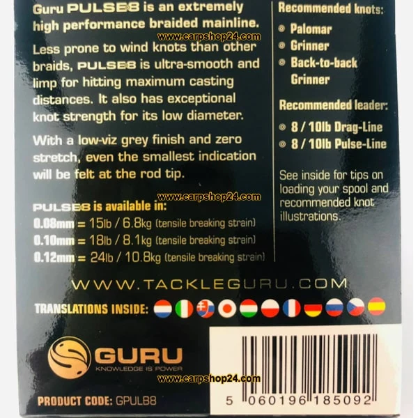 PULSE-8 BRAID 150m – Gevlochten Vislijn 🎁