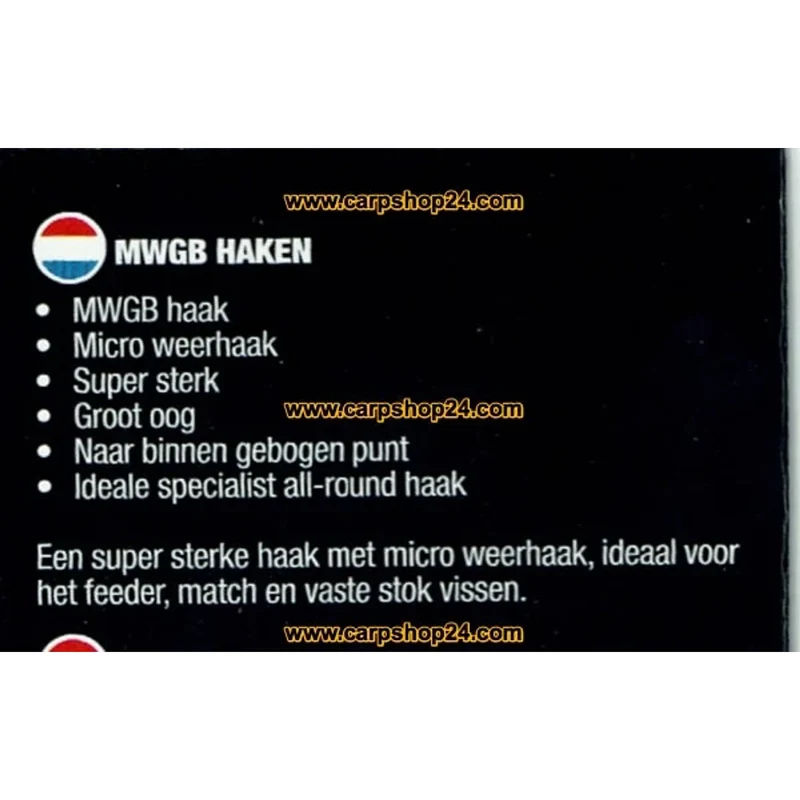 MWGB Micro Barbed – Haak met Weerhaak