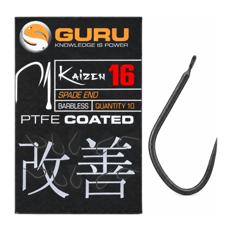 Kaizen Spade End Barbless – Haak met Bled en zonder Weerhaak