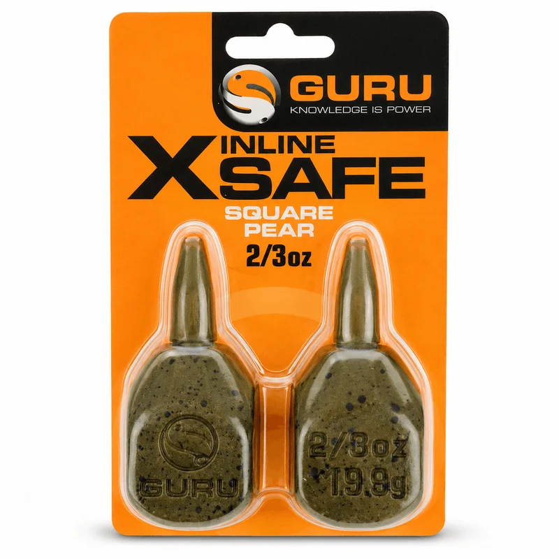 XSAFE INLINE SQUARE PEAR 19g - 2/3oz – Inline Schuiflood (2 Stuks)