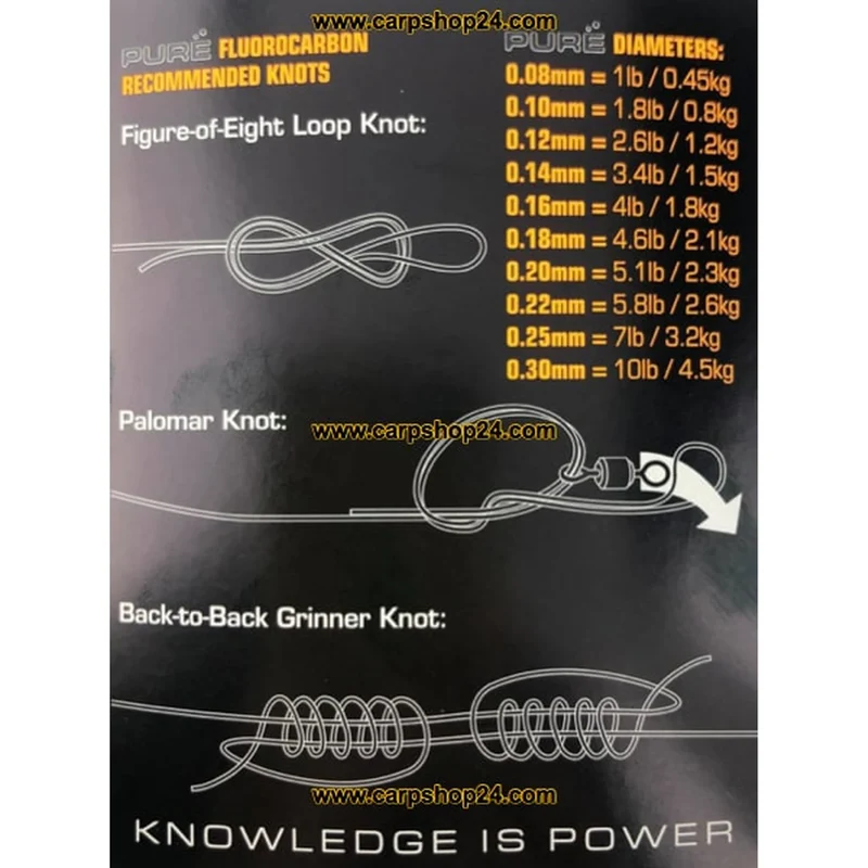 PURE FLUOROCARBON 50m – Fluorocarbon Vislijn